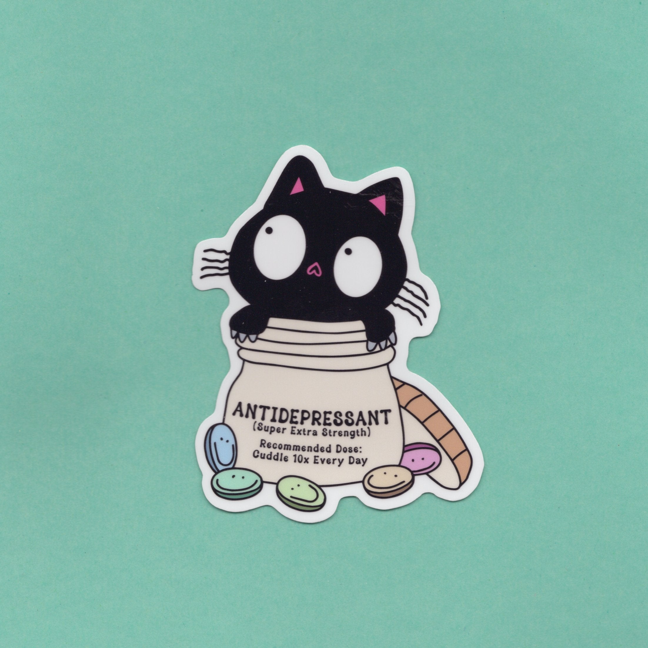 Laminoitu, Muotoonleikattu Die-Cut Tarra